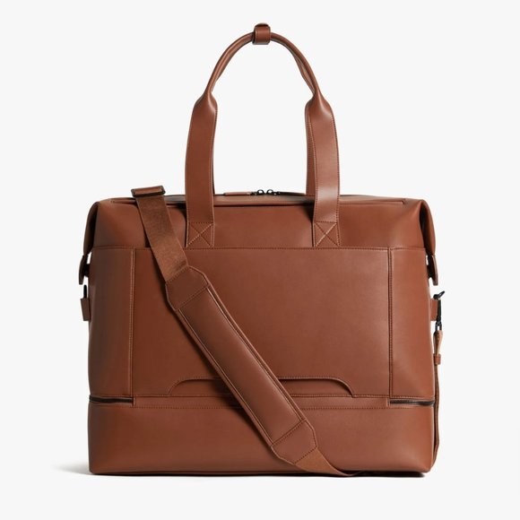 MONOS Metro Weekender - Mahogany (Vegan Leather) - Picture 6 of 11